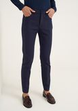 Pantaloni Kate Runner in punto Milano BEIGE LATTEBLU Donna immagine n. 2