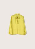 Colombe satin blouse VERDE NEON Woman image number 4