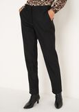 Leopard-Print Suit with Slim-Leg Trousers NERO BLACK Woman image number 7
