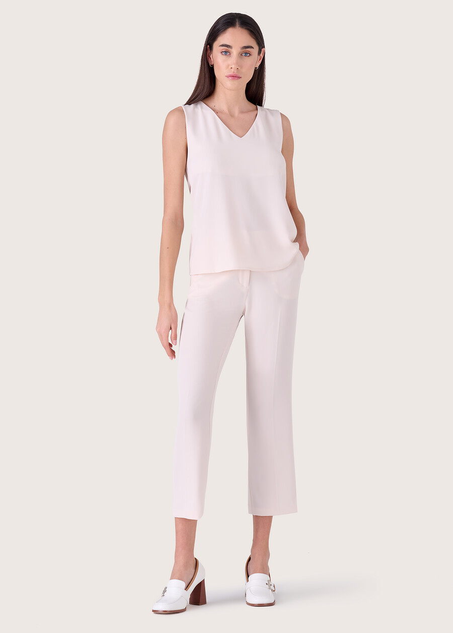 Pantalone Jacqueline in cady BEIGE NAVAJONERO Donna , immagine n. 1