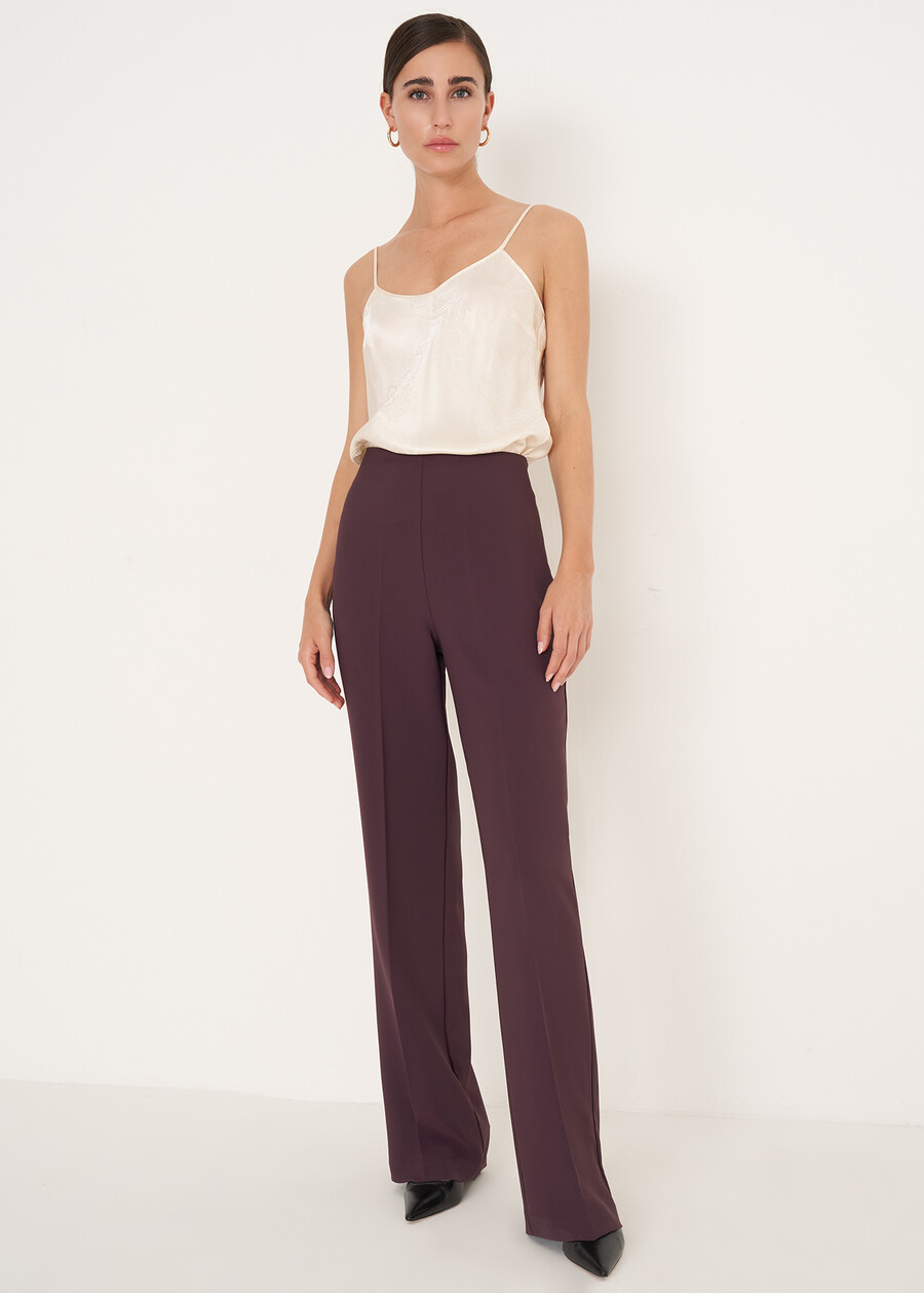 Ashley cady trousers VERDE PAVONEVIOLA VINACCIA Woman , image number 2