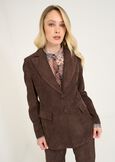 Giacca Gabriela in velluto MARRONE Donna immagine n. 1