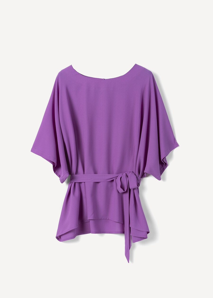 Blusa Benoro Con Cintura VIOLA MULBERRY Donna , immagine n. 5