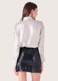 Camicia Cher in tessuto shimmer GRIGIO CLOUD Donna immagine n. 3
