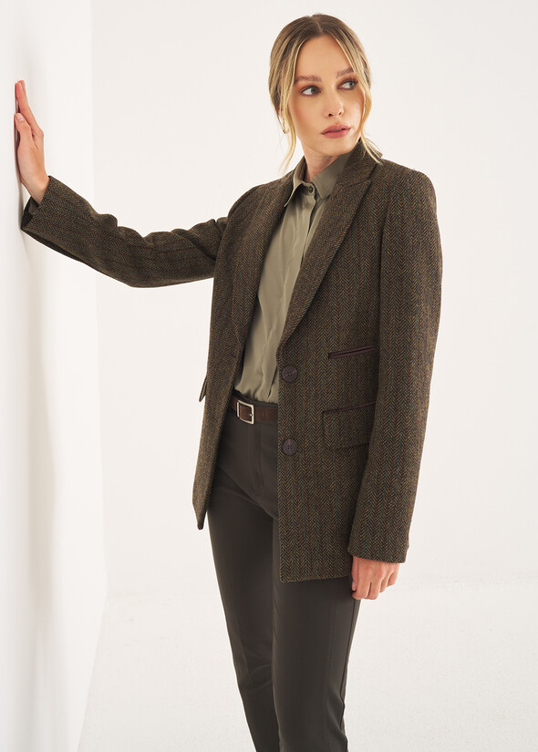 Giacca Gabriella da tailleur MARRONE FANGO Donna null