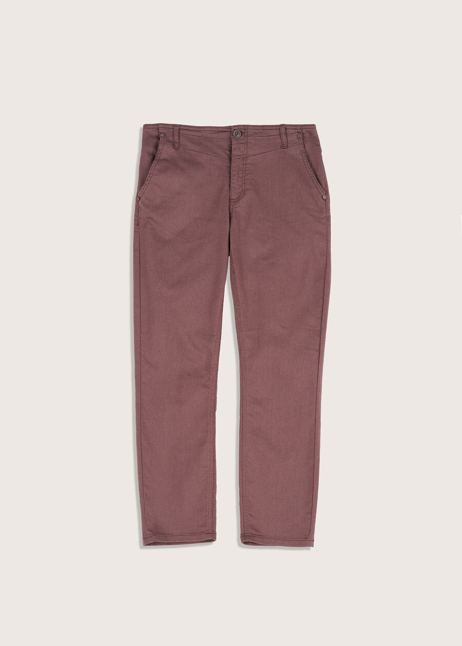 Dominik skinny trousers MARRONE CASTAGNA Woman , image number 5