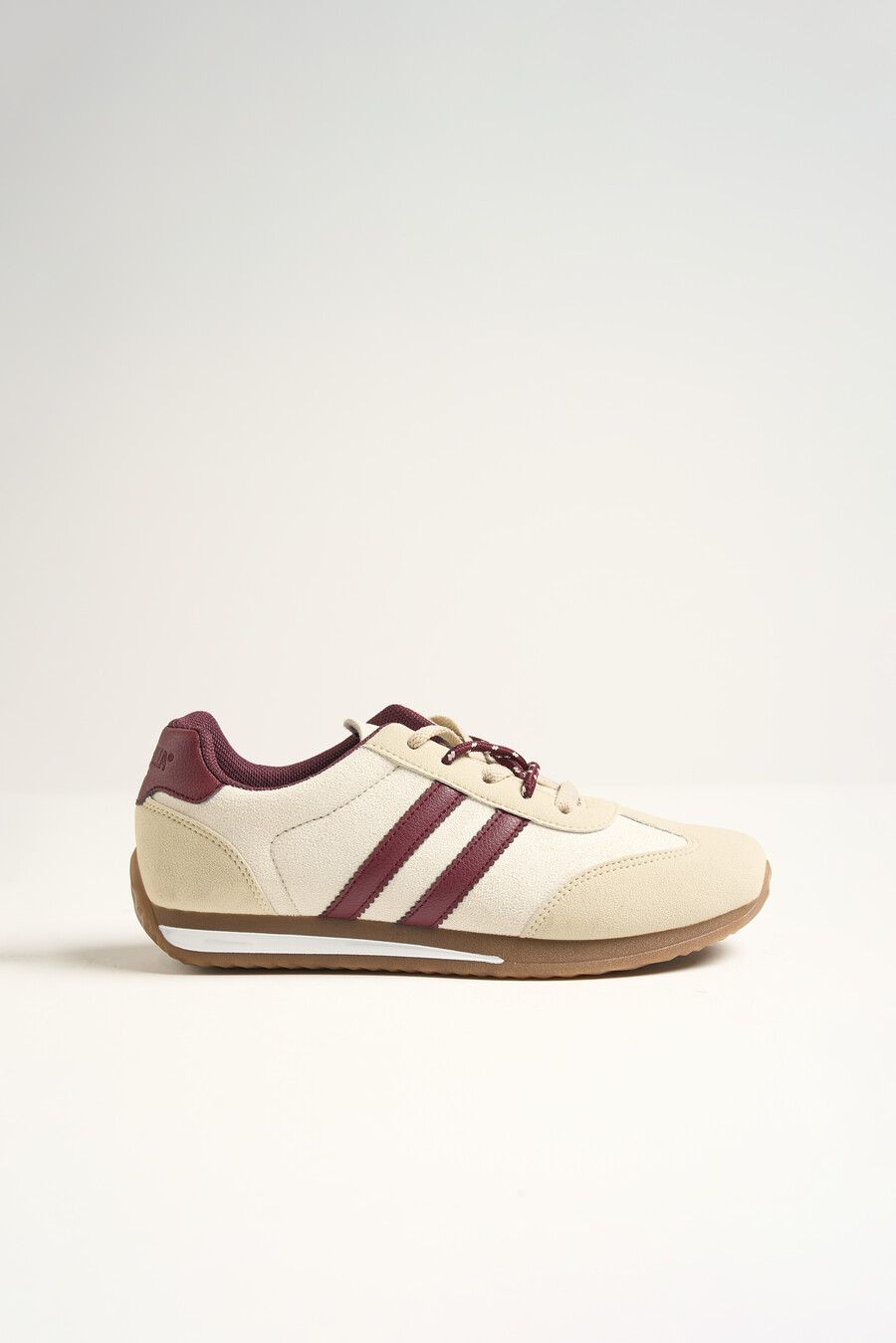 Samy faux suede sneakers BEIGE Woman , image number 5