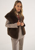 Gilet Gerwin in ecopelo MARRONE FANGO Donna immagine n. 2