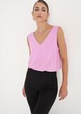 Top Tony con scollo a V VIOLA ORCHIDEA Donna immagine n. 1