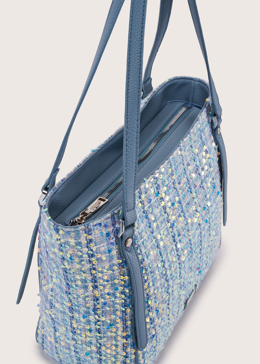 Borsa Shopping Bely con paillettes  Donna , immagine n. 3
