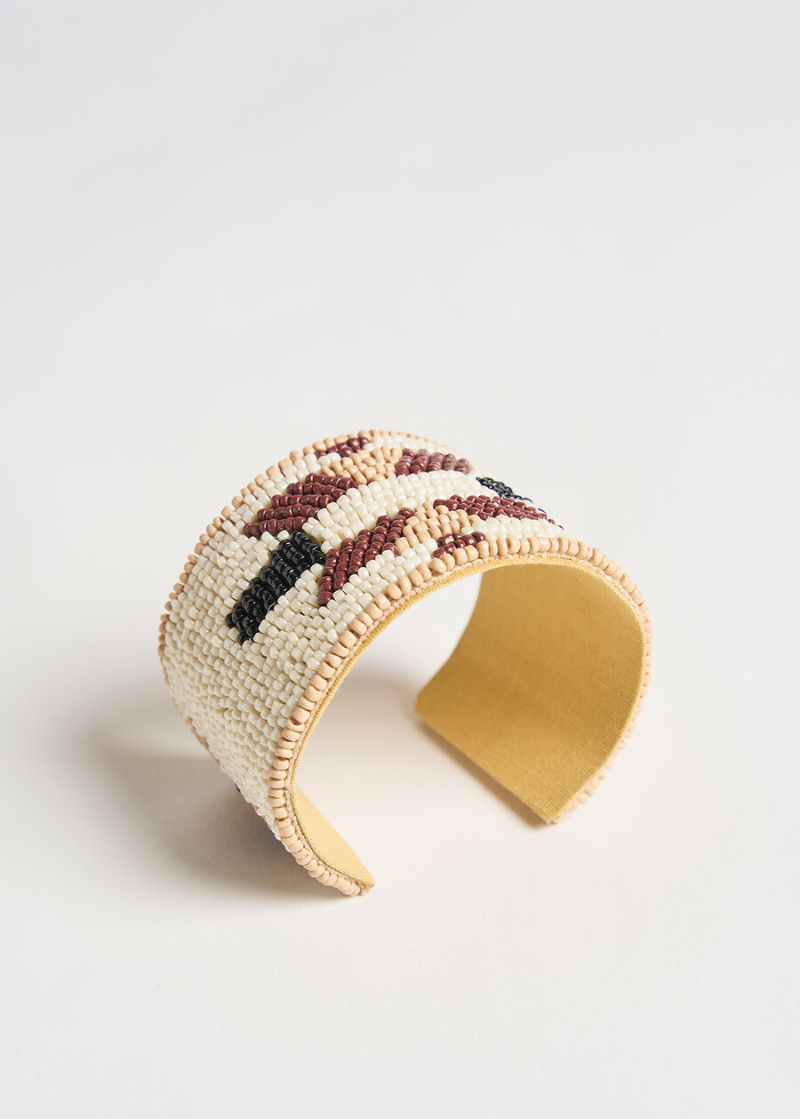 Bracciale Garsia ricamato BEIGE LIGHT BEIGE Donna , immagine n. 3