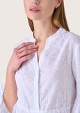 Camicia Cinzy 100% cotone Sangallo BIANCO Donna immagine n. 2