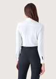 Camicia Alessia in jersey NERO BLACKVIOLA UVABIANCO WHITEMARRONE BRUCIATO Donna immagine n. 4