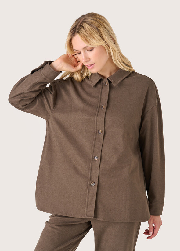 Cristie cloth shirt BEIGE TAUPE Woman null