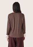 Blusa Cassia in doppio tessuto BIANCO WHITEBIANCO OFF WHITE Donna immagine n. 3