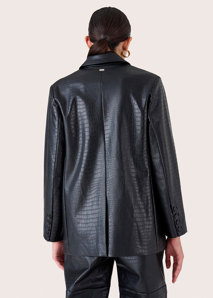 Giacca Gep in ecopelle NERO BLACK Donna , immagine n. 4