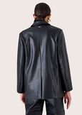 Giacca Gep in ecopelle NERO BLACK Donna immagine n. 4