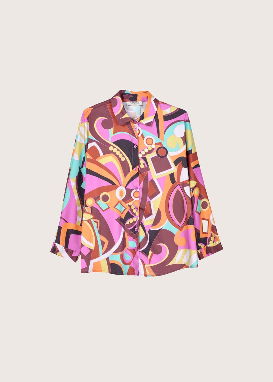 Cadid satin blouse NERO BLACK Woman , image number 4