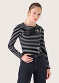 Siena viscose jersey NERO BLACK Woman image number 1