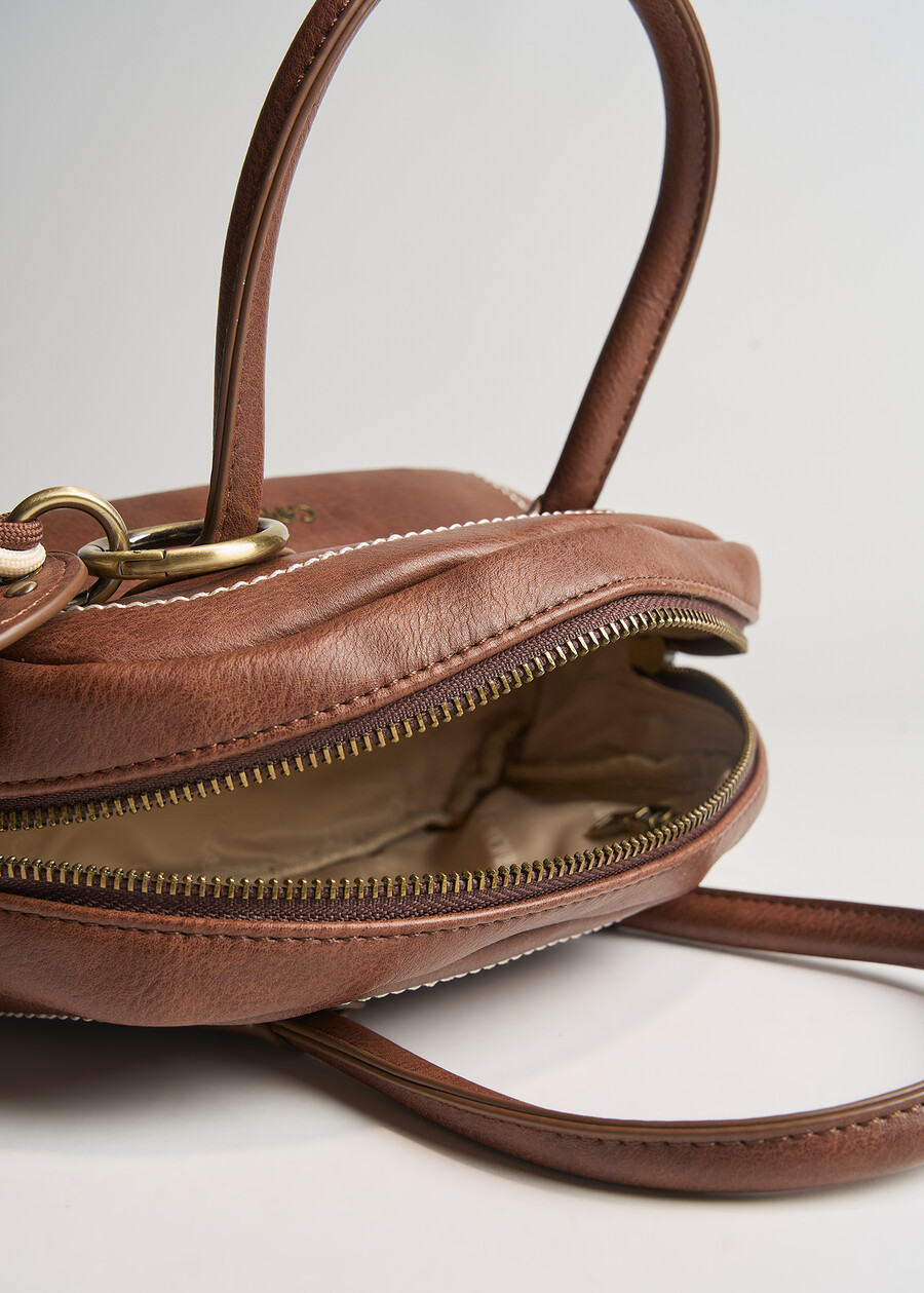 Bauletto Bay Small impunture AZZURO AZZURROMARRONE Donna , immagine n. 3