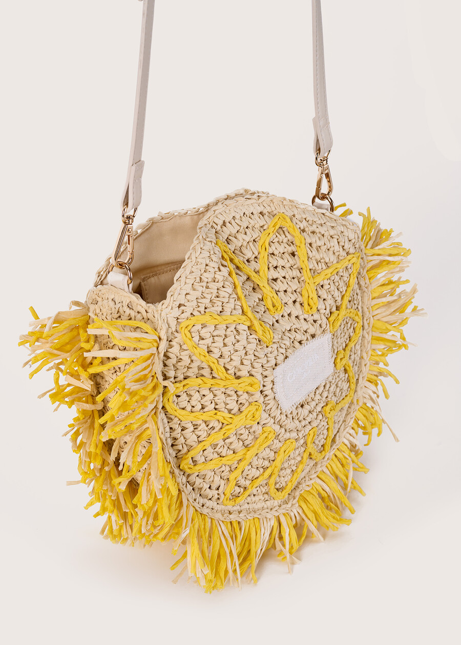 Borsa tonda Binda 100% paglia  Donna , immagine n. 2