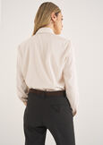 Camicia Alessia-B in satin BEIGE MOUSSEBEIGE LATTEVERDE Donna immagine n. 3