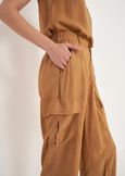 Praiano Vargo-Style Trousers BEIGE DUNENERO BLACK Woman image number 3