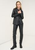 Giacca Gecky slim in ecopelle NERO Donna immagine n. 4