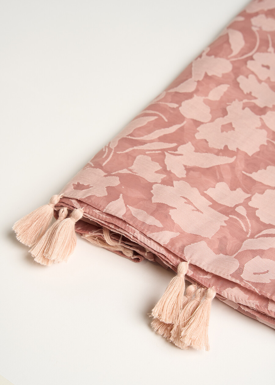 Sakura floral devor&eacute; scarf ROSAROSA Woman , image number 3