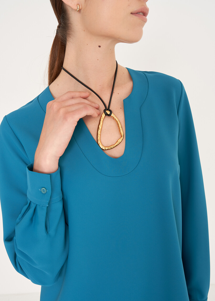 Charlen cady blouse
 VERDE PAVONE Woman , image number 2