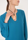 Charlen cady blouse
 VERDE PAVONE Woman image number 2