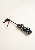 Ombrello Pois con Manico Papera NERO BLACK Donna immagine n. 2