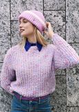 Malabo chenille jumper ROSA PETALO Woman image number 1