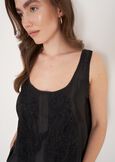 Top Tais Con Ricamo NERO BLACK Donna immagine n. 2