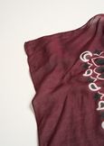 Foulard Sailey stampa cashmere ROSSO BORDEAUX Donna immagine n. 3