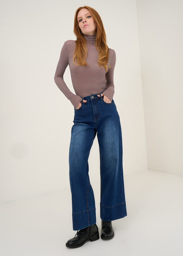 Jeans Dixy a gamba larga vintage DENIM MEDIUM DENIM Donna null