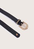 Camelia eco-leather belt NERO BLACK Woman image number 3