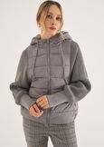 Paggy quilted belted jacket GRIGIO Woman image number 1