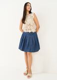 Gonna corta Galy in chambray DENIM Donna immagine n. 1