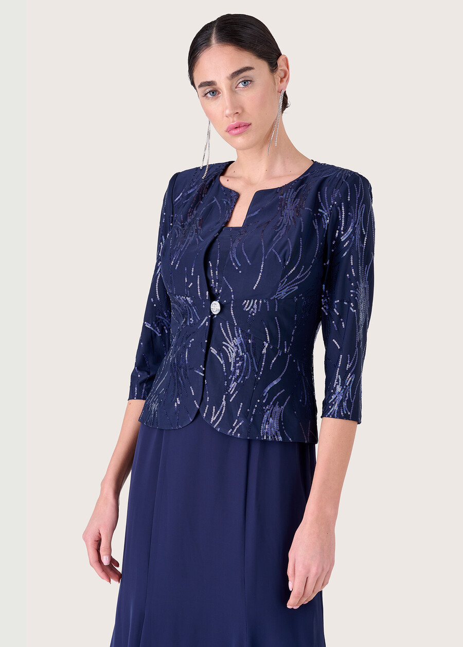 Carla armhole dress BLU MARINA Woman , image number 3