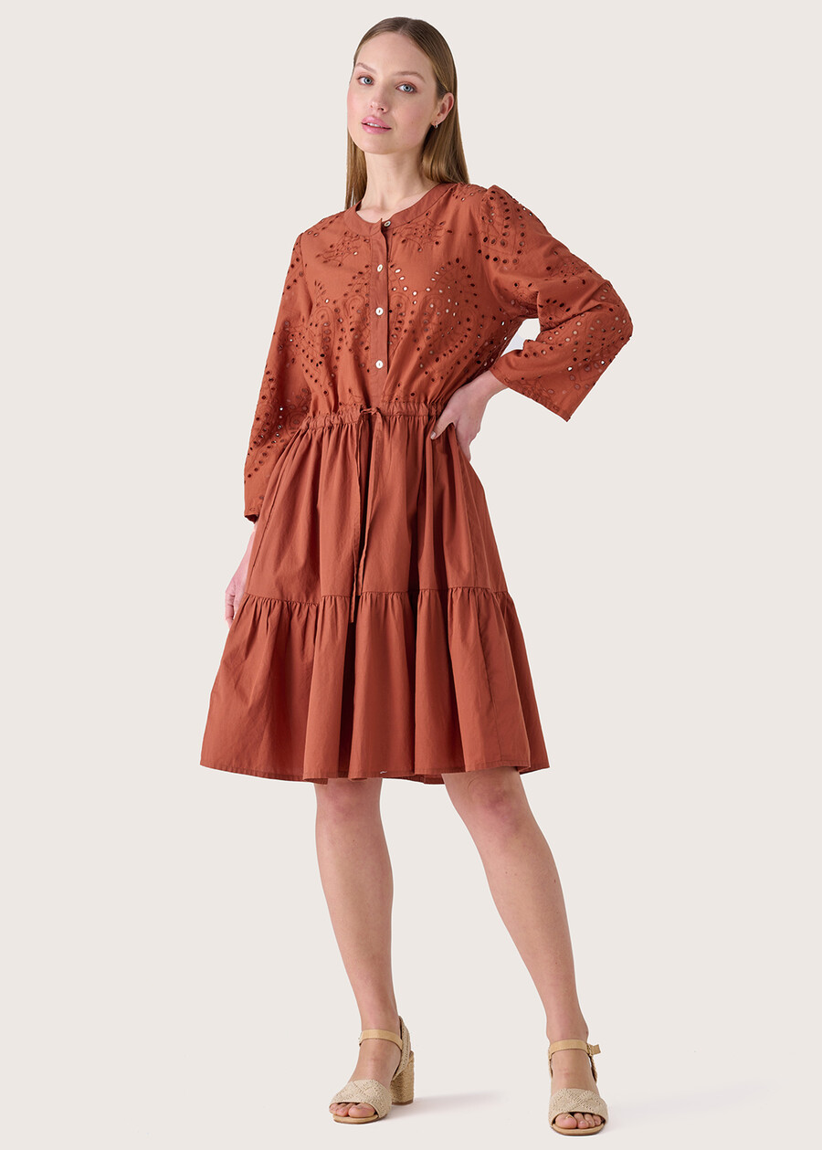 Abito Apu 100% cotone MARRONE SUGHERO Donna , immagine n. 1