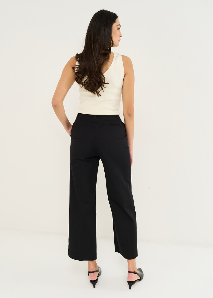 Pedros wide-leg trousers ROSANERO BLACK Woman , image number 4