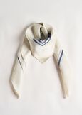 Foulard Silvia con fantasia a righe BEIGE LATTE Donna immagine n. 3