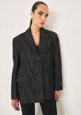 Gayl oversized denim jacket GRIGIO DARK GREY Woman image number 1