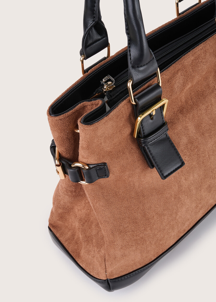 Brys eco-suede bag MARRONE CASTAGNAVERDE CARCIOFO Woman , image number 2