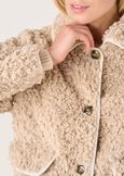 Gavin astrakan effect jacket BEIGE LANA Woman image number 2