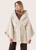 Mantella Marte con cappuccio NERO BLACKBEIGE LATTEBLUE OLTREMARE Donna immagine n. 2