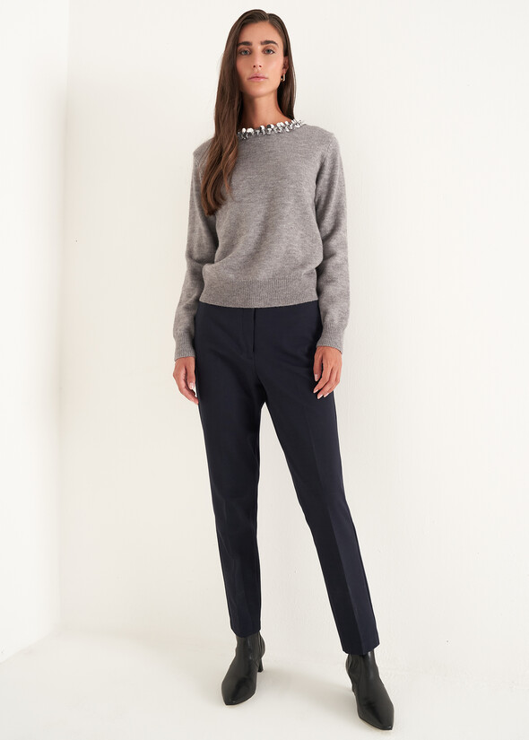 Piky Milano stitch trousers BLU Woman null