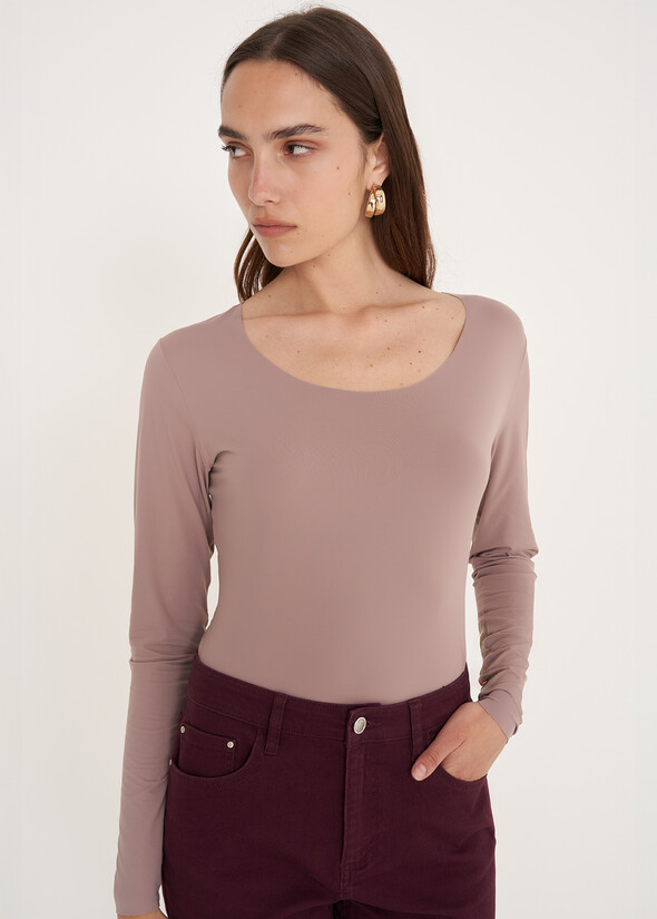 T-shirt Serena aderente ROSA Donna null