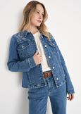 Gala cotton denim jacket DENIM MEDIUM DENIM Woman image number 1